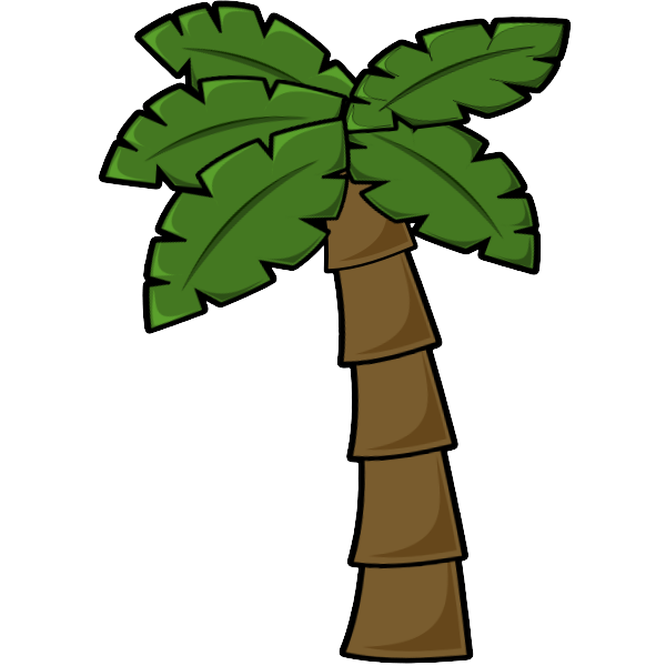 Palm three with borders