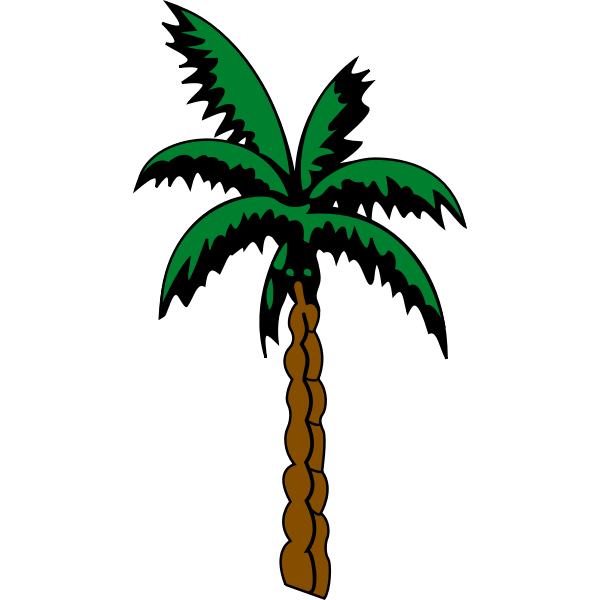 Palm tree sketch