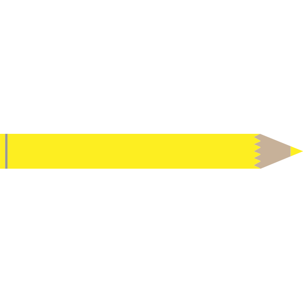 Yellow crayon