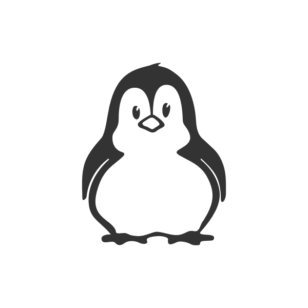 Cartoon penguin vector