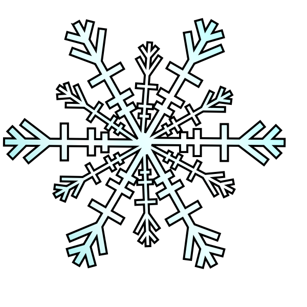 Snowflake vector graphics