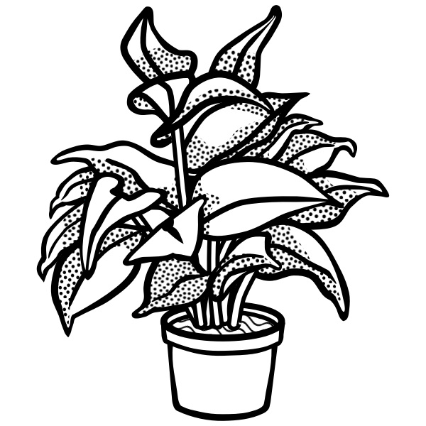 Potted plant symbol