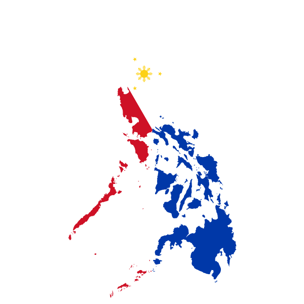 Philippines Map Flag