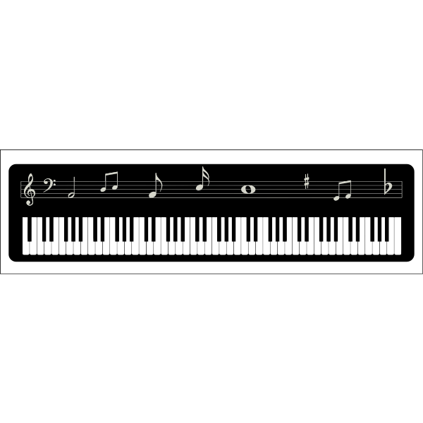 Vetcor graphics of synthesiser