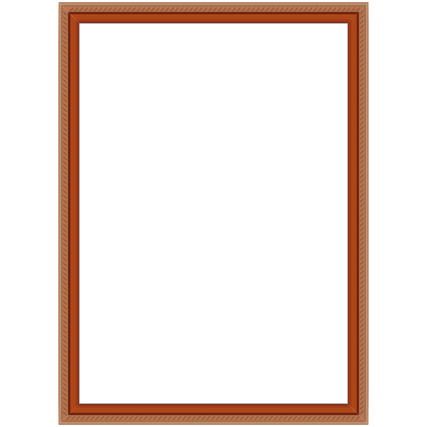 Wooden frame vector