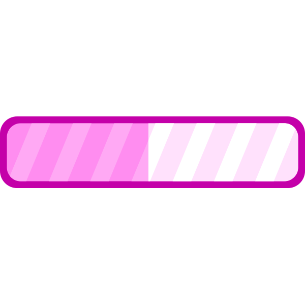 Pink progress bar