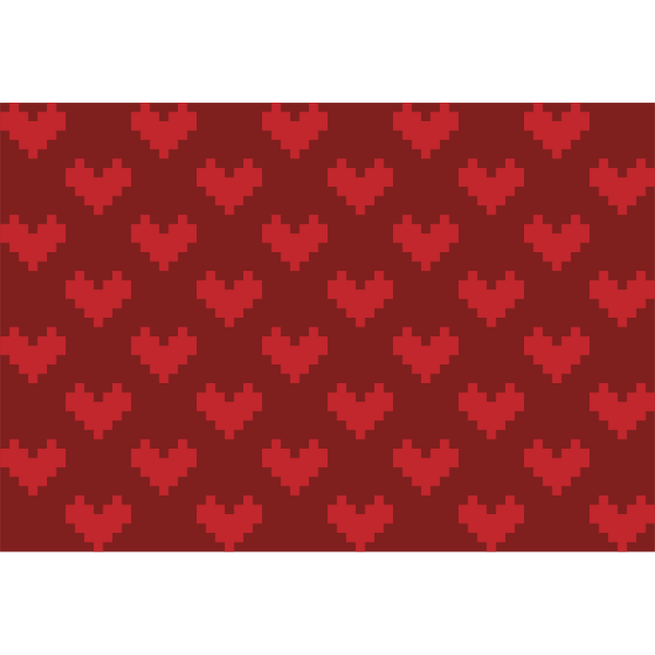 Pixel heart background