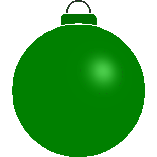 Plain green ball