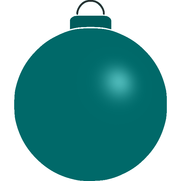 Dark green ball