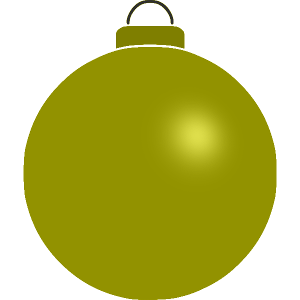 Yellow bauble image