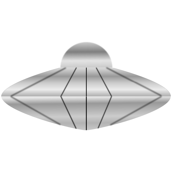 Flying saucer vector image