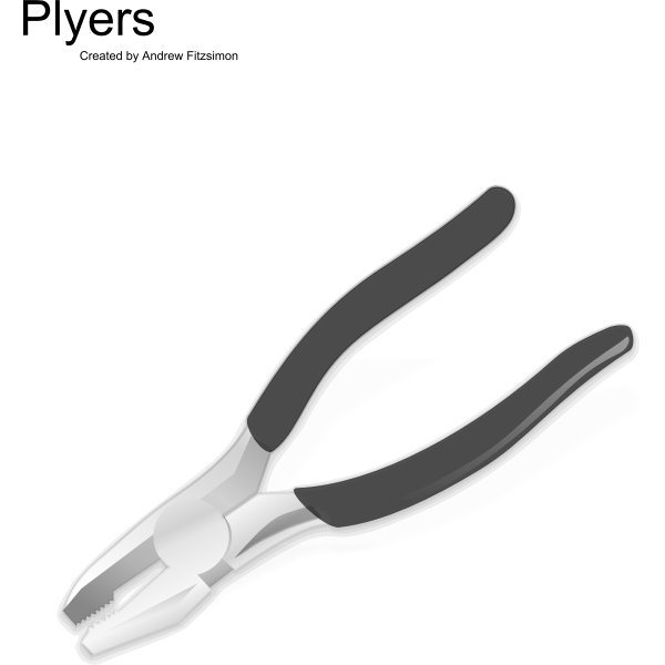 Pliers vector icon