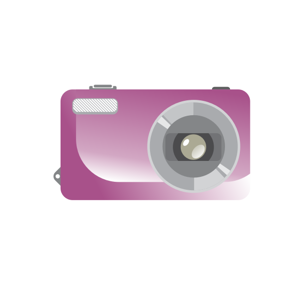 Digital camera vector drawing