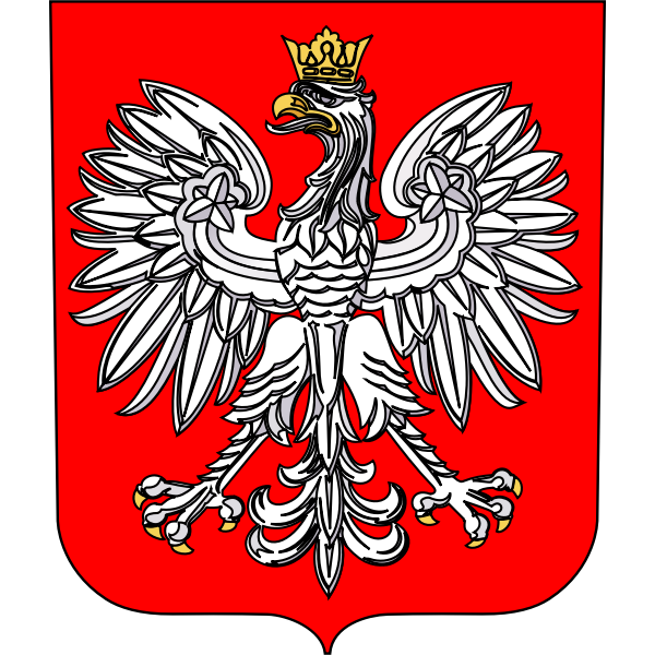 Coat of arms of Poland vector graphics