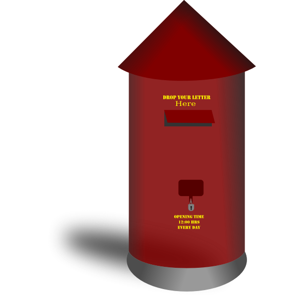 Postbox vector illustration