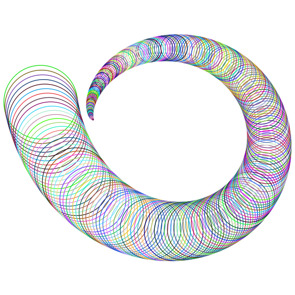 Prismatic Abstract Circles Frame