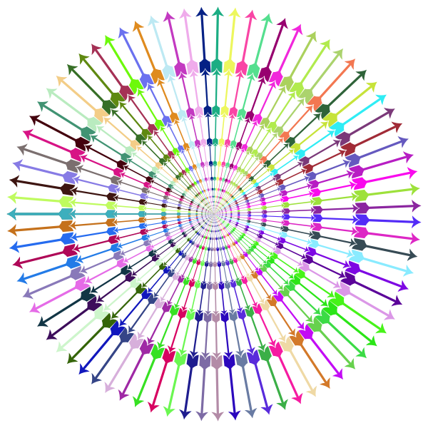 Prismatic Abstract Vortex 50