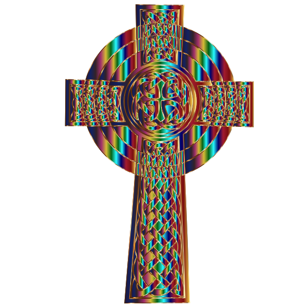 Prismatic Celtic Cross 3