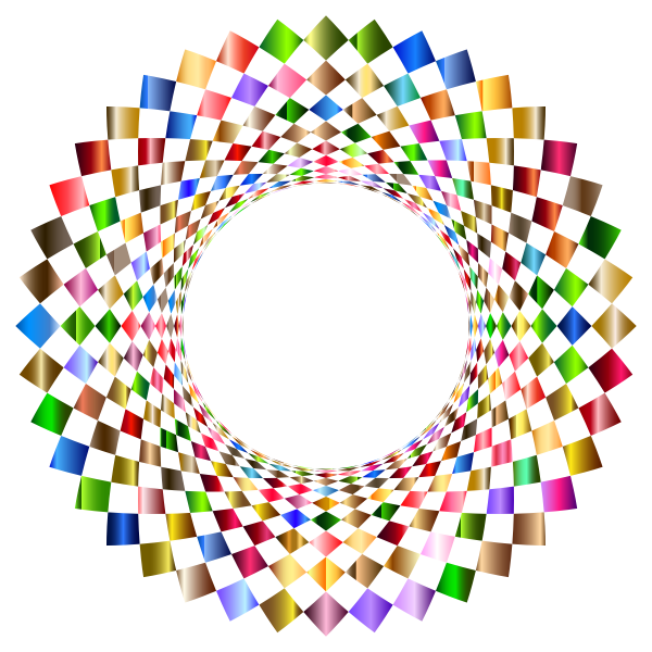 Prismatic Checkered Frame 2 4 No Background