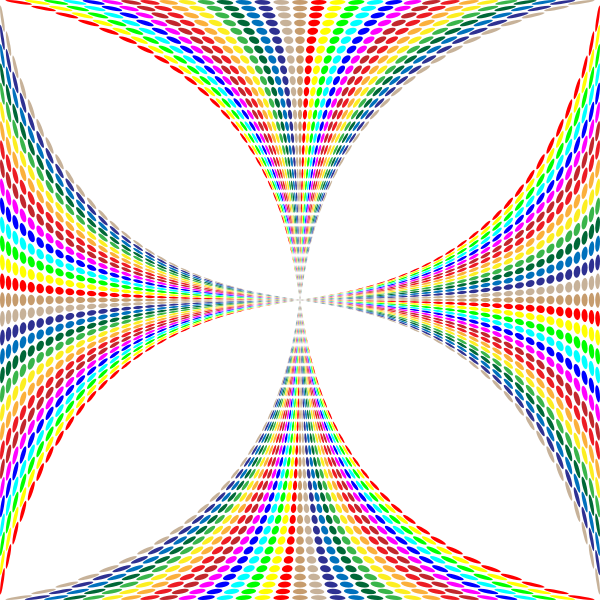 Prismatic Circles Maltese Cross