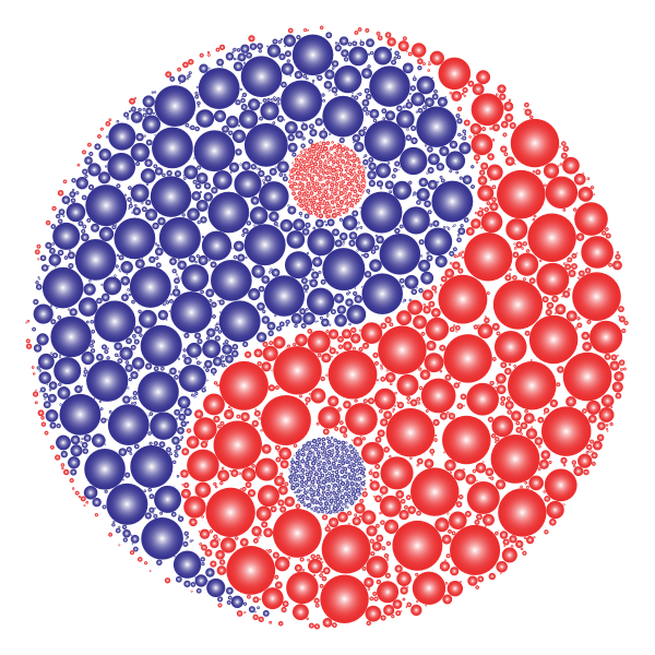 Prismatic Circles Yin Yang 2 No Background