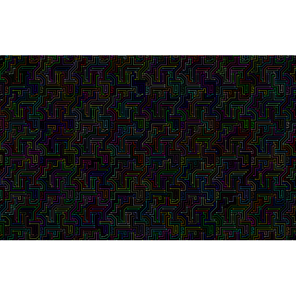 Prismatic Circuit Board Pattern