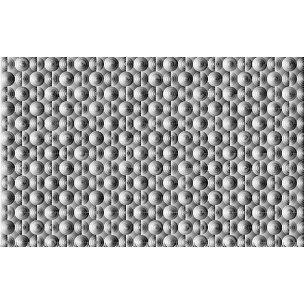 Prismatic Concentric Checkered Circles Pattern 5