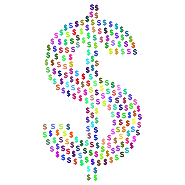 Prismatic Dollar Sign Fractal