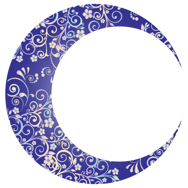 Prismatic Floral Crescent Moon Mark II