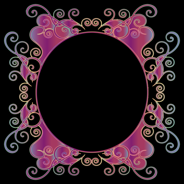 Prismatic Flourish Frame 10