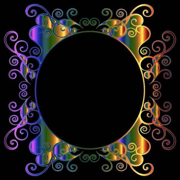 Prismatic Flourish Frame