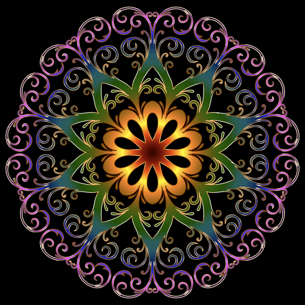 Prismatic Flourish Snowflake