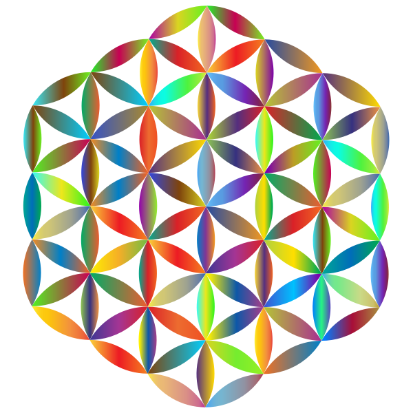 Prismatic Flower Of Life