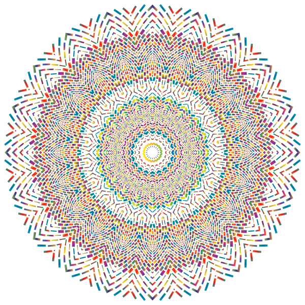 Prismatic Geometric Mandala 2 No Background