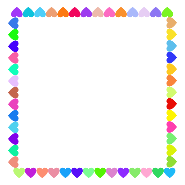 Prismatic Hearts Frame