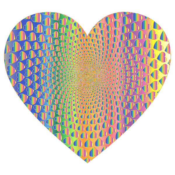 Prismatic Hearts Vortex Heart 11