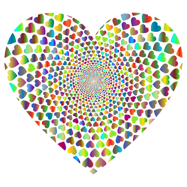 Prismatic Hearts Vortex Heart 4