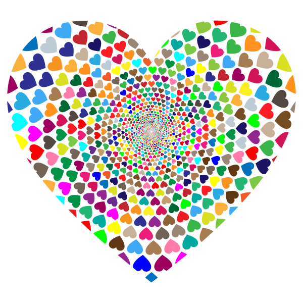 Prismatic Hearts Vortex Heart