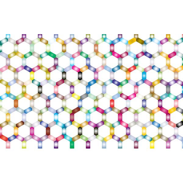 Prismatic Hexagonal Geometric Pattern 2 No Background