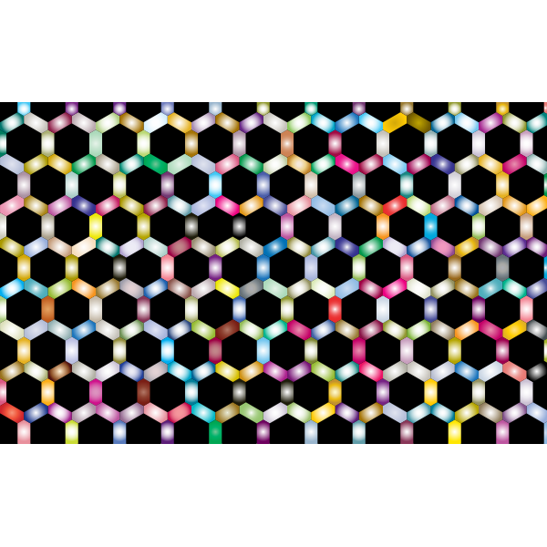 Prismatic Hexagonal Geometric Pattern 2