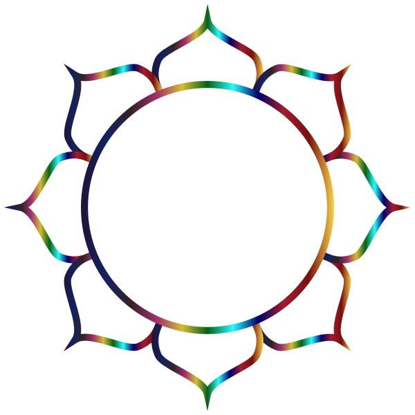 Prismatic Lotus Flower Line Art 3