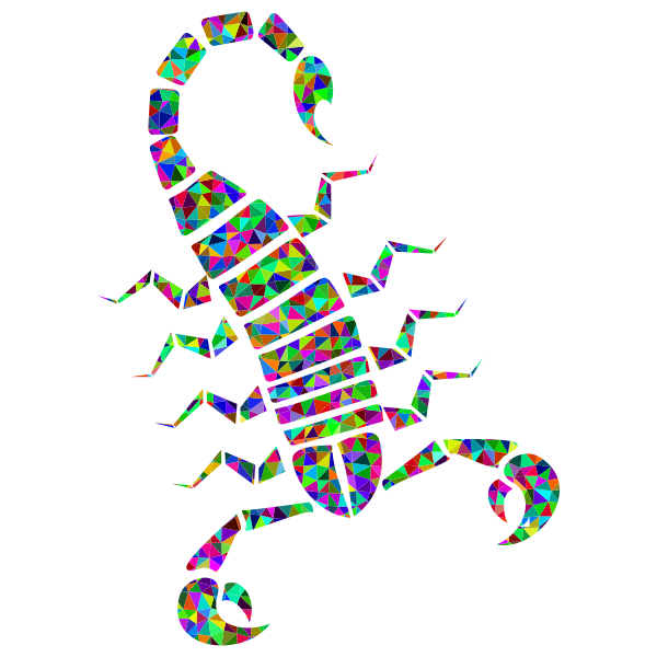 Prismatic Low Poly Tribal Scorpion