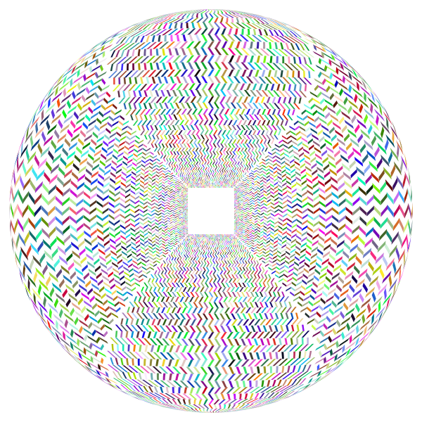 Prismatic Optical Illusion Orb No Background