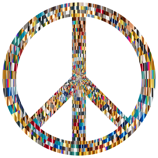 Prismatic Peace Sign 13