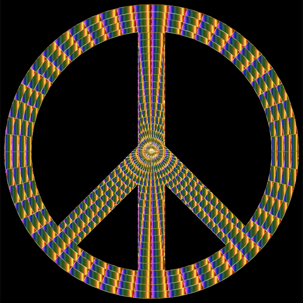 Prismatic Peace Sign 17