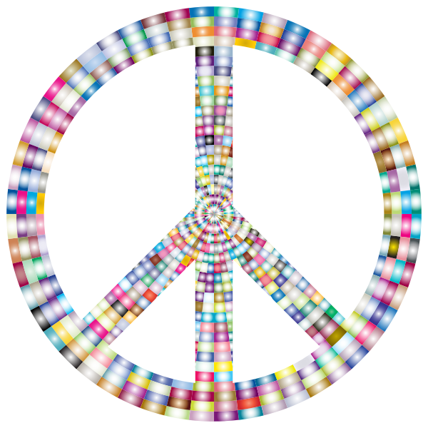 Prismatic Peace Sign 3