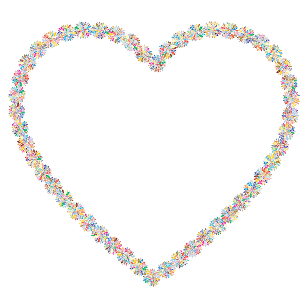 Prismatic Petals Heart 3