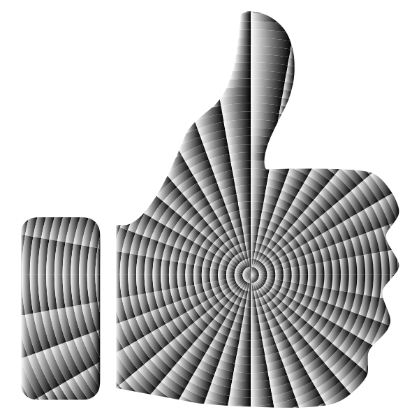 Prismatic Radial Thumbs Up 5