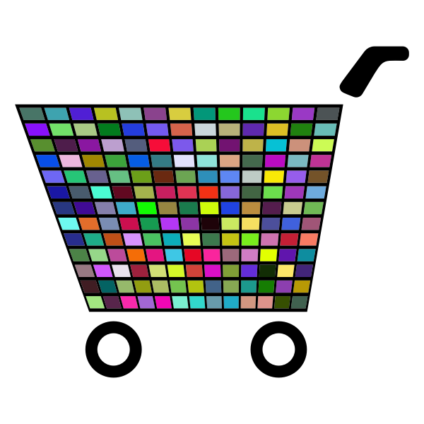 Prismatic Shopping Cart Icon 3