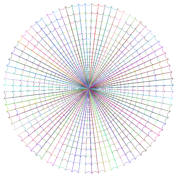 Prismatic Spiderweb Vortex No Background